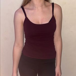 Maroon Forever 21 Tank Top